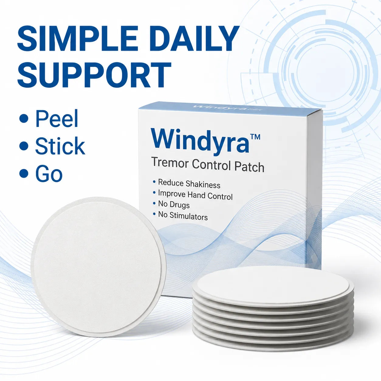 SteadyHands Tremor Control Patch