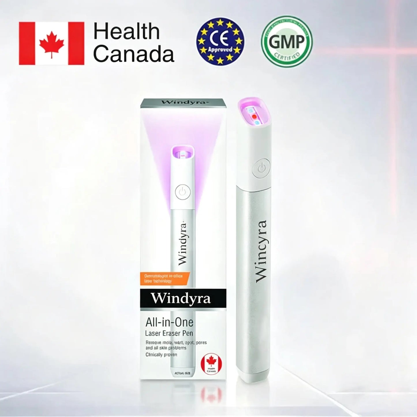 Windyra™ All-in-One CO₂ Laser Eraser Pen | Removes Moles, Warts, Skin Flaws & Pigmentation