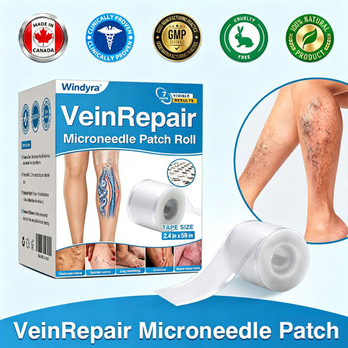 🏆✅️🏃Windyra® VeinRepair Microneedle Patch Roll⚡Instant Relief, Long-Term Results