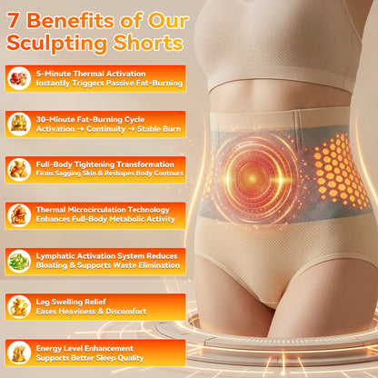Moringa & Berberine 4-in-1 Micro-Particle Shaping & Fat Burning Shorts