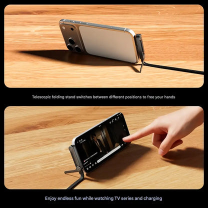 🔥LAST DAY SALE-59% OFF 2-in-1 Invisible Holder Charger Cable|240w super fast charging Fast Charging Cord