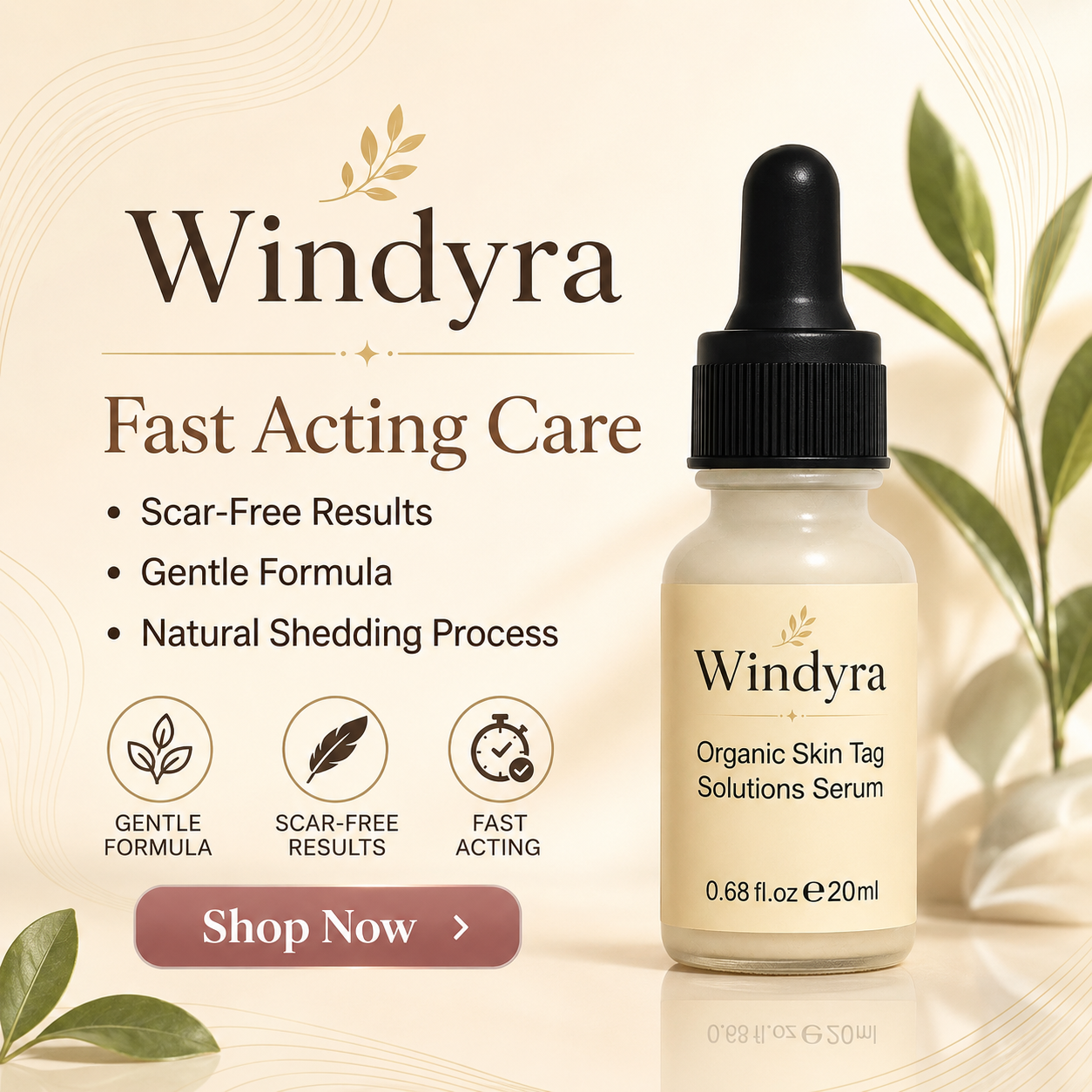 🔥LAST DAY Buy 2 Get 1 Free Windyra™️ Organic Skin Tag Remover Serum | All Natural For Warts