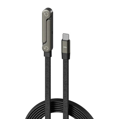 🔥LAST DAY SALE-59% OFF 2-in-1 Invisible Holder Charger Cable|240w super fast charging Fast Charging Cord