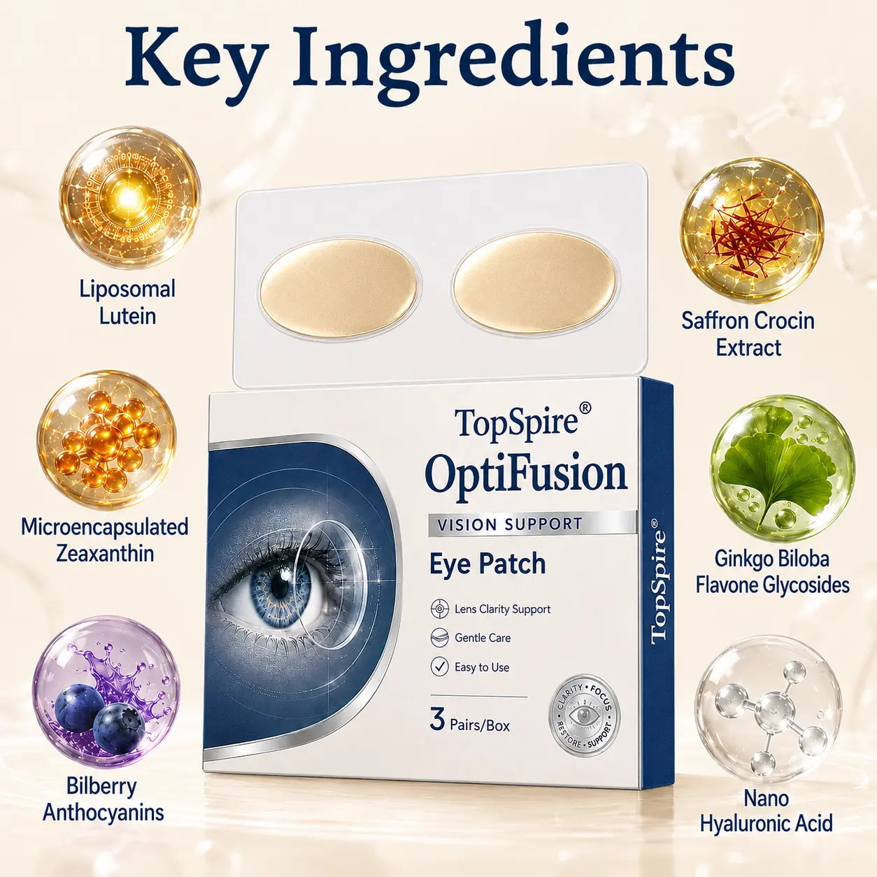 TopSpire® OptiFusion Vision Support Eye Patch