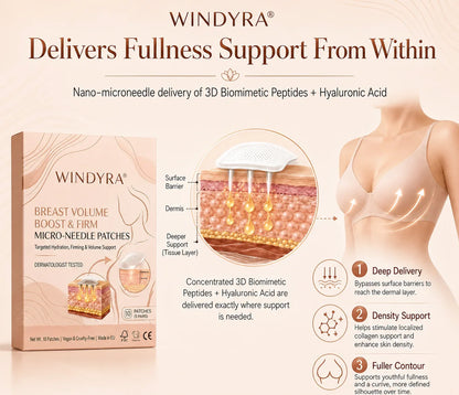 🔥Limited-time 80% sale-Windyra® Targeted Breast Enhancement Advanced Nano Microneedle Patch