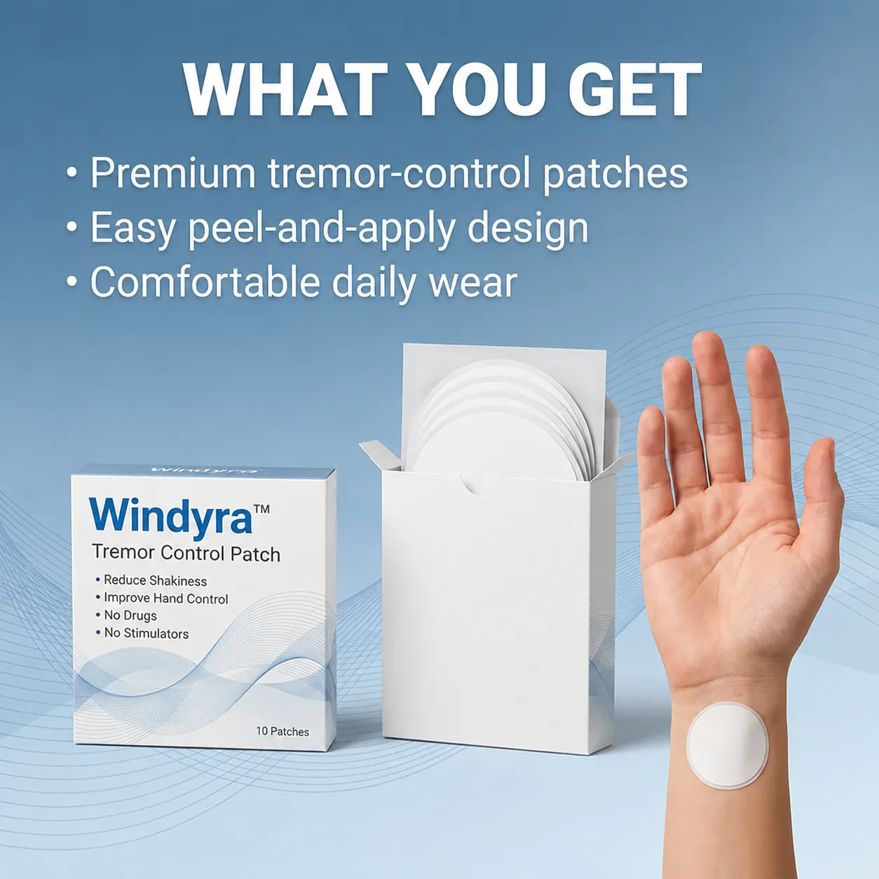 SteadyHands Tremor Control Patch