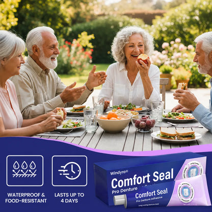 🔥 LIMITED SPECIAL OFFER 🔥 Windyra® Comfort Seal Pro Denture Adhesive🦷💜FDA Certified (Clinically Proven 96-   Hour Lock Hold for   Secure, Comfortable &   Zinc-Free Denture Fit)