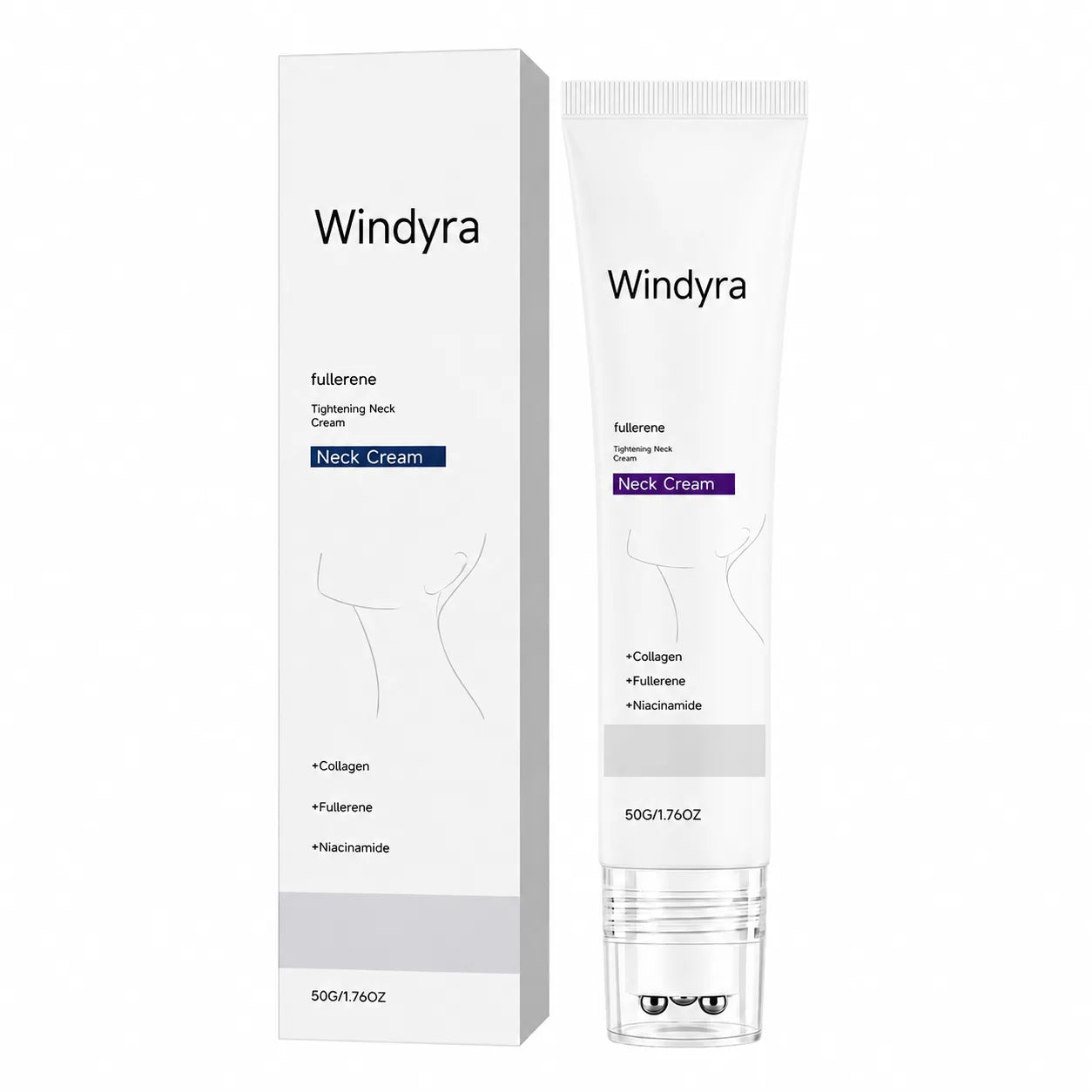 ✨ Windyra™ Instant Neck Lift Cream — 🧴 Infused with Retinol & Hyaluronic Acid | Firms the Neck, Reduces Wrinkles