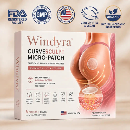 Windyra™ CurveSculpt Micro-Patch ✦ Sculpt • Firm • Smooth Lower Body Curves ✦ Micro-Needle Infusion System