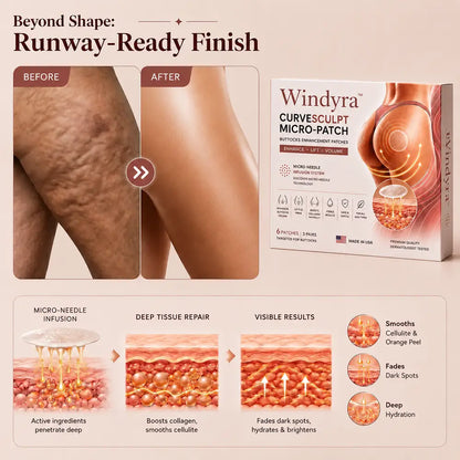 Windyra™ CurveSculpt Micro-Patch ✦ Sculpt • Firm • Smooth Lower Body Curves ✦ Micro-Needle Infusion System
