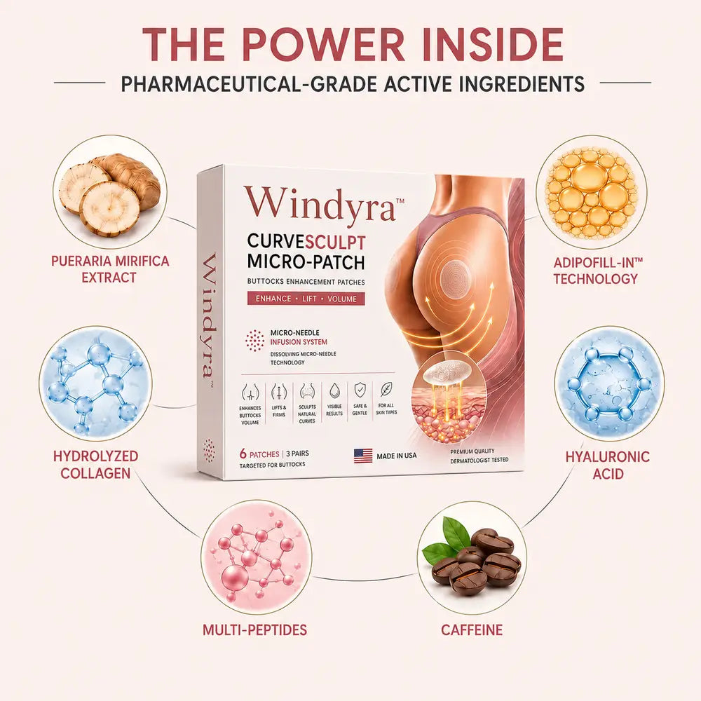 Windyra™ CurveSculpt Micro-Patch ✦ Sculpt • Firm • Smooth Lower Body Curves ✦ Micro-Needle Infusion System