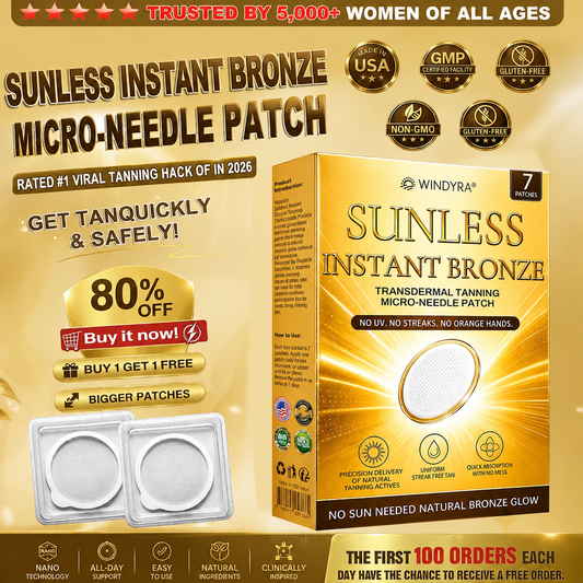 𝑶𝒇𝒇𝒊𝒄𝒊𝒂𝒍 𝑺𝒕𝒐𝒓𝒆 | ☀️☀️ Windyra® 𝐒𝐮𝐧𝐥𝐞𝐬𝐬 𝐍𝐚𝐭𝐮𝐫𝐚𝐥 𝐆𝐥𝐨𝐰 𝐓𝐚𝐧𝐧𝐢𝐧𝐠 𝐌𝐢𝐜𝐫𝐨𝐧𝐞𝐞𝐝𝐥𝐞 𝐏𝐚𝐭𝐜𝐡 🇺🇸 (𝐉𝐮𝐬𝐭 𝐨𝐧𝐜𝐞 𝐚 𝐝𝐚𝐲) 𝐕𝐢𝐬𝐢𝐛𝐥𝐞 𝐁𝐫𝐨𝐧𝐳𝐞 𝐆𝐥𝐨𝐰 𝐢𝐧 𝟕 𝐃𝐚𝐲𝐬 ✅ 𝐍𝐨 𝐔𝐕, 𝐍𝐨 𝐎𝐫𝐚𝐧𝐠𝐞, 𝐍𝐨 𝐒𝐭𝐫𝐞𝐚𝐤𝐬, 𝐍𝐨 𝐃𝐇𝐀, 𝐍𝐨 𝐌𝐞𝐬𝐬.