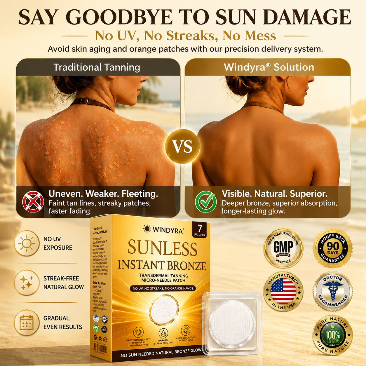 𝑶𝒇𝒇𝒊𝒄𝒊𝒂𝒍 𝑺𝒕𝒐𝒓𝒆 | ☀️☀️ Windyra® 𝐒𝐮𝐧𝐥𝐞𝐬𝐬 𝐍𝐚𝐭𝐮𝐫𝐚𝐥 𝐆𝐥𝐨𝐰 𝐓𝐚𝐧𝐧𝐢𝐧𝐠 𝐌𝐢𝐜𝐫𝐨𝐧𝐞𝐞𝐝𝐥𝐞 𝐏𝐚𝐭𝐜𝐡 🇺🇸 (𝐉𝐮𝐬𝐭 𝐨𝐧𝐜𝐞 𝐚 𝐝𝐚𝐲) 𝐕𝐢𝐬𝐢𝐛𝐥𝐞 𝐁𝐫𝐨𝐧𝐳𝐞 𝐆𝐥𝐨𝐰 𝐢𝐧 𝟕 𝐃𝐚𝐲𝐬 ✅ 𝐍𝐨 𝐔𝐕, 𝐍𝐨 𝐎𝐫𝐚𝐧𝐠𝐞, 𝐍𝐨 𝐒𝐭𝐫𝐞𝐚𝐤𝐬, 𝐍𝐨 𝐃𝐇𝐀, 𝐍𝐨 𝐌𝐞𝐬𝐬.