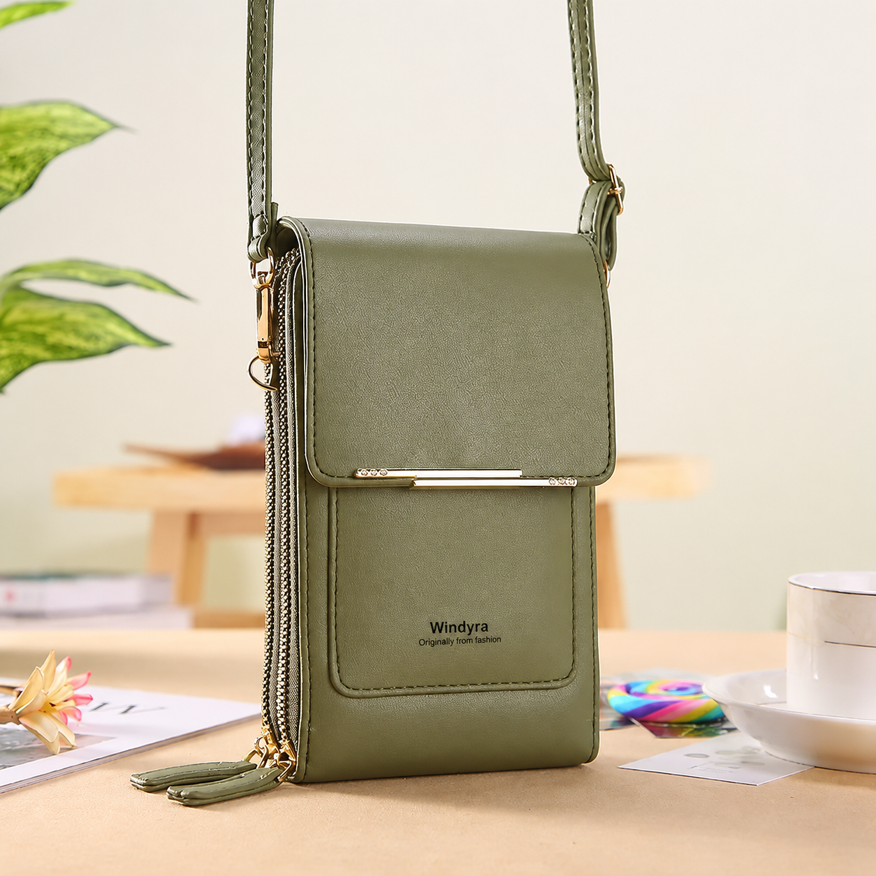 🔥Final 3 Hours: 60% OFF 2026 Trendy Minimalist Elegant Women's Touchscreen Crossbody Phone Wallet