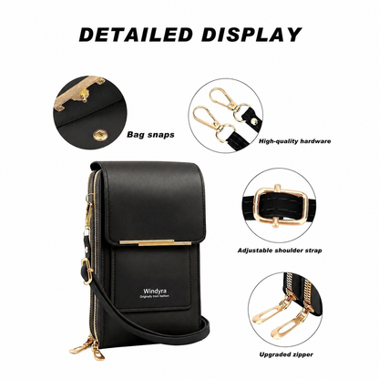 🔥Final 3 Hours: 60% OFF 2026 Trendy Minimalist Elegant Women's Touchscreen Crossbody Phone Wallet