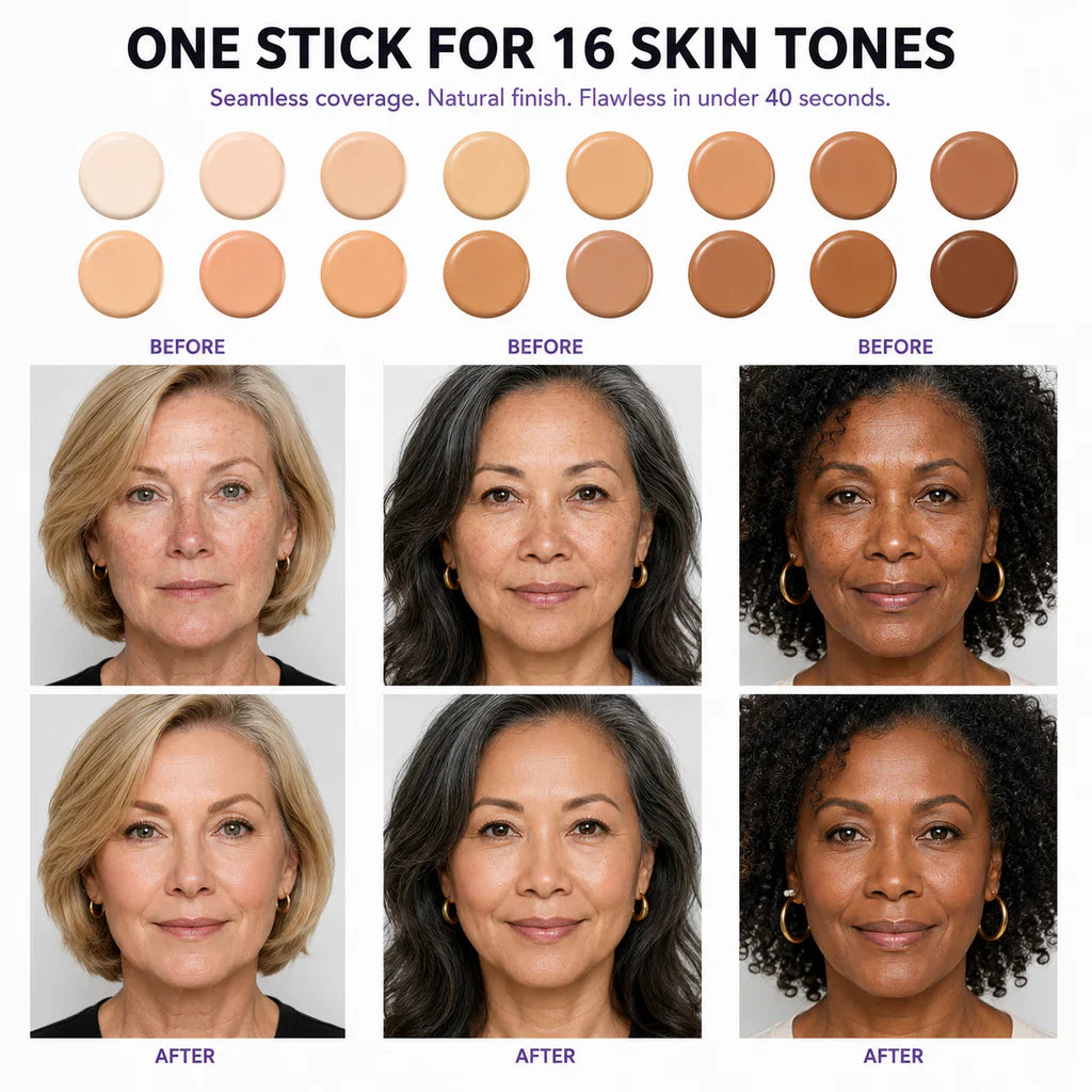 🔥Final 2 Hour 76% OFF-Changing Foundation Stick – The stick that makes mature skin glow again