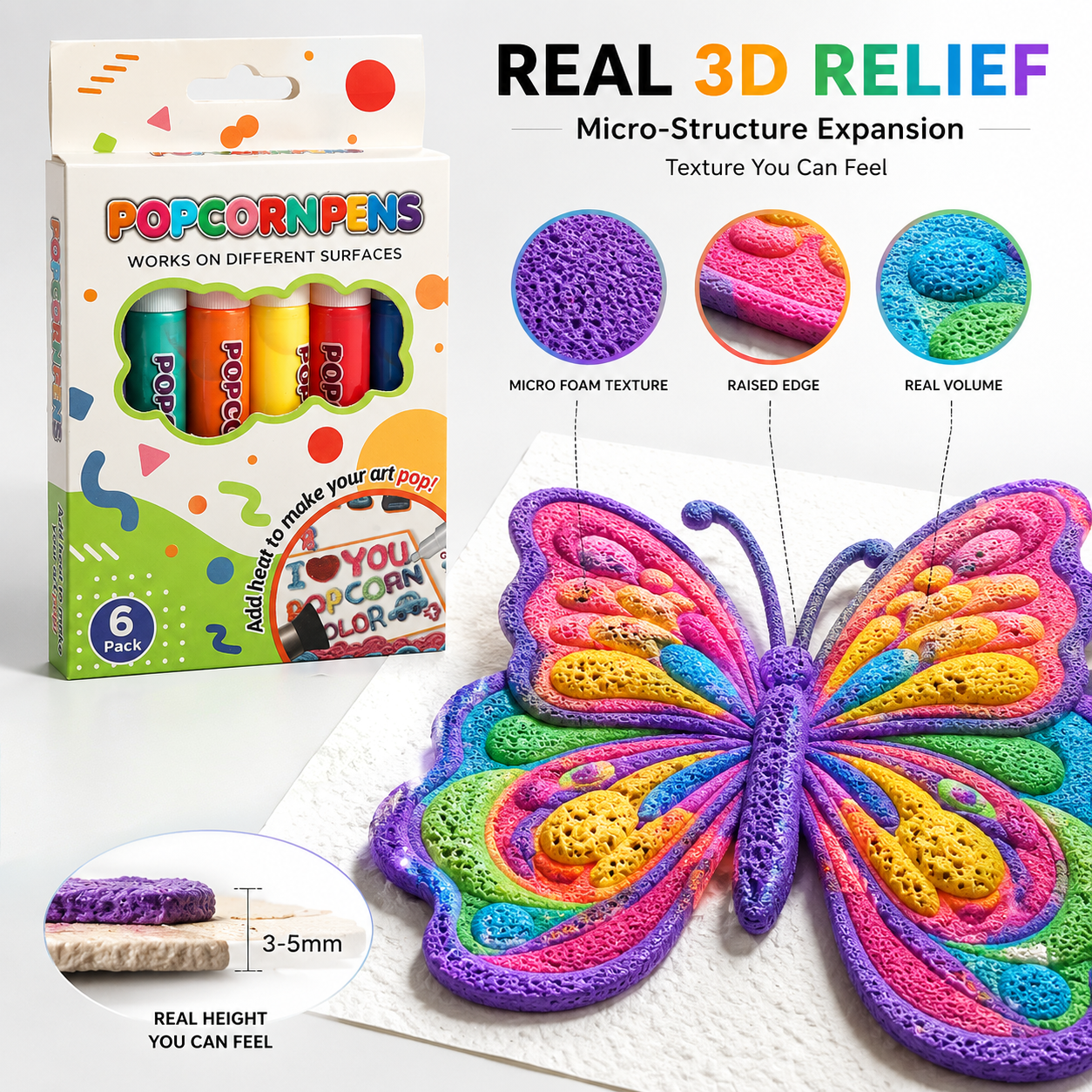 Save 50% by ordering today丨TopSpire® 3D Relief Art Pen – Turn Flat Drawings Into Touchable 3D Art🪄
