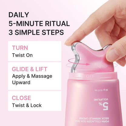 🔥LAST DAY Buy 2 Get 1 Free-Windyra PDRN Collagen Gua Sha Neck Wrinkle Cream